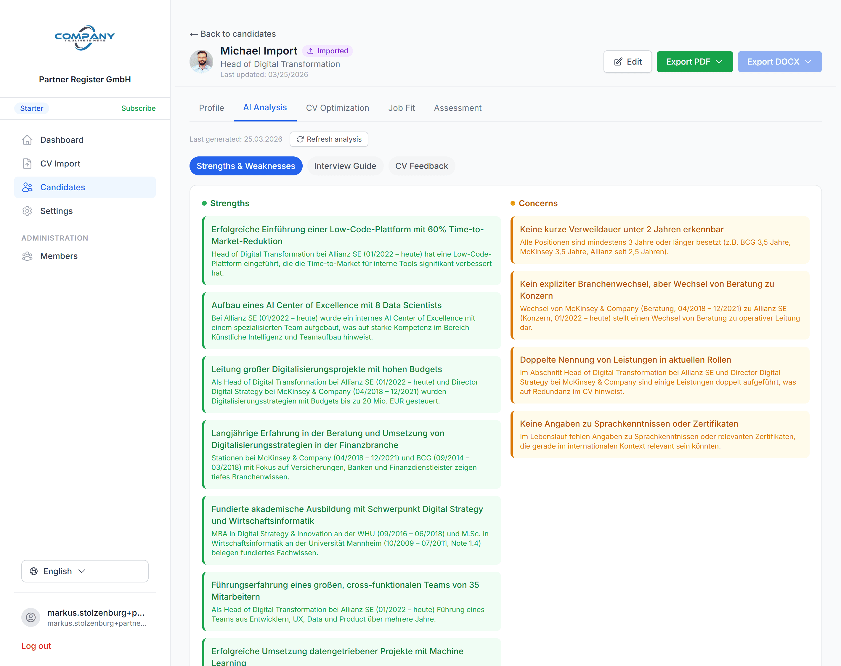 KI-gestützte Profilanalyse mit Freemium-Gating — ein Conversion-Hebel für B2C